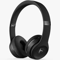 Beats Solo³ Wireless Bluetooth On-Ear Headphones with Mic/Remote, Black