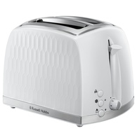 Russell Hobbs Honeycomb White 2 Slice toaster
