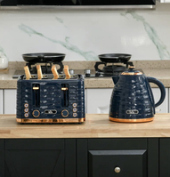 Kettle and Toaster Set ~ Navy